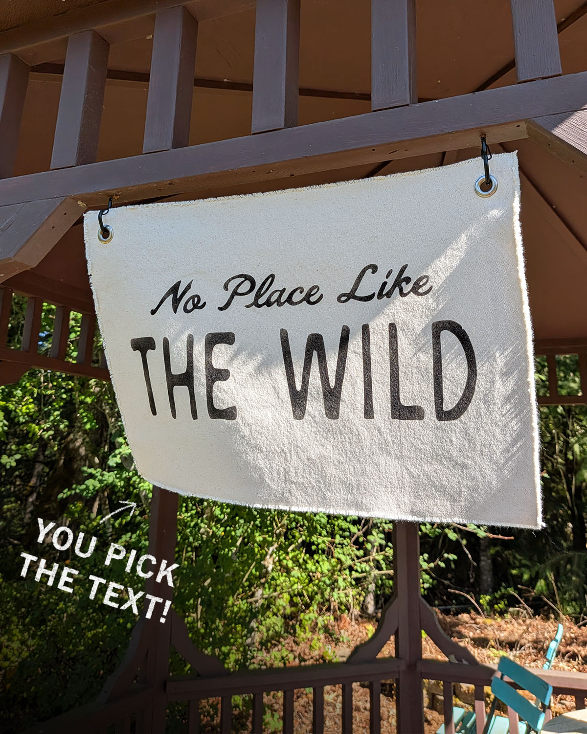No Place Like [Your Text] Flag