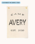 [Your Name] Camp Flag - Portrait