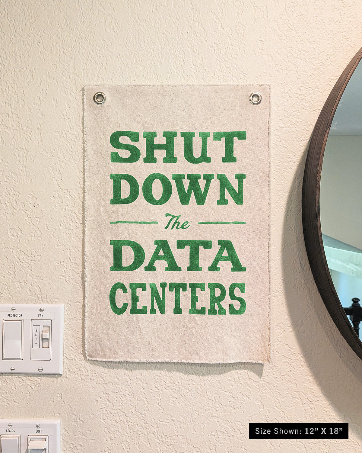 Shut Down the Data Centers Flag
