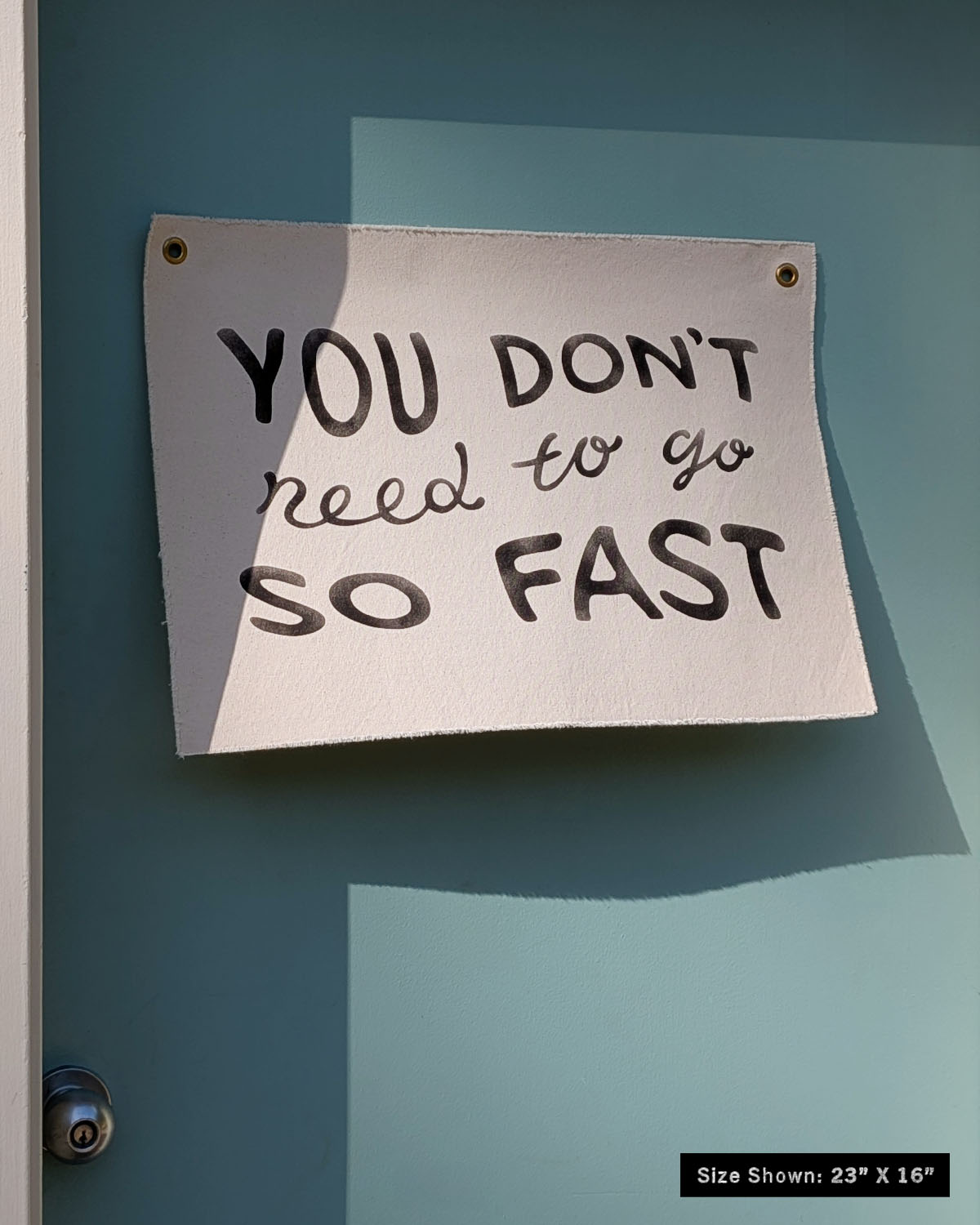 You Don't Need to Go So Fast Flag