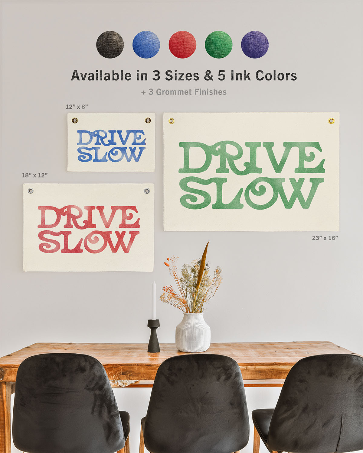 Drive Slow Flag