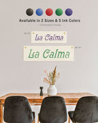 La Calma Banner