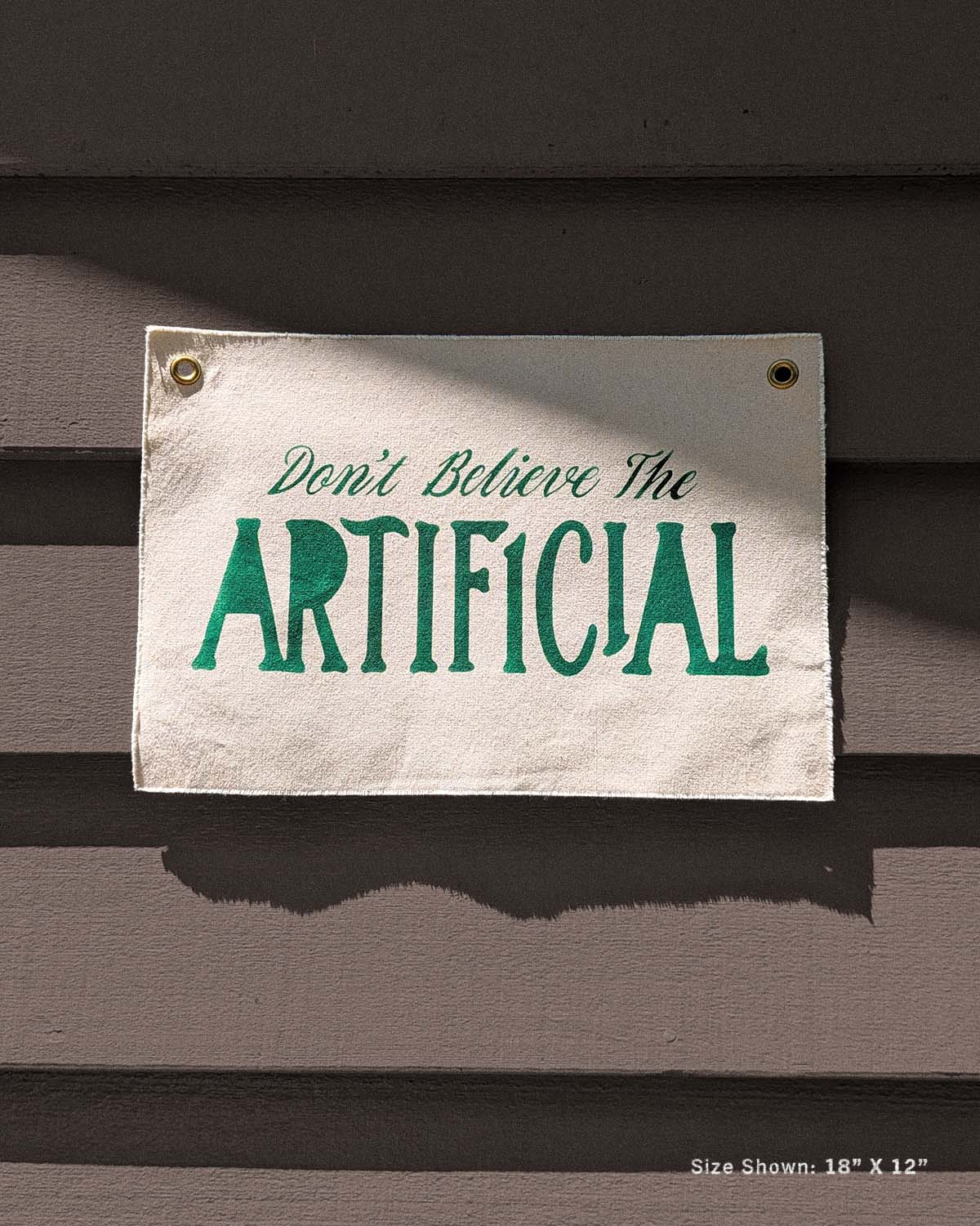 Don't Believe the Artificial Flag